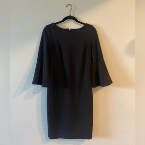 Calvin Klein Sheath Dress with Bell Sleeves